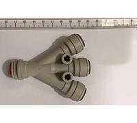 John Guest Speedfit 2 X PI491212S-R 3 Modo Splitter: 1cm-1cm (Confezione