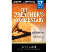 John Guest The Preacher's Commentary - Vol. 19: Jeremiah and Lamen (Tascabile)