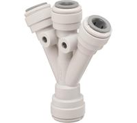 John Guest Three Way Divisore 1/2 Inch Tubo Od Ingresso X 3/8 Presa (Uno Suppl