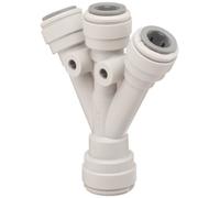 John Guest tre scomparti, 1/5,1 cm Tube od x 3/20,3 cm ingresso uscita (uno in dotazione)