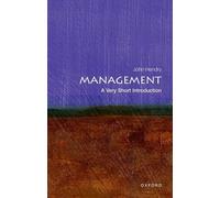John Hendry Management (Tascabile) Very Short Introductions