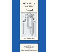 John Henry Newman Difficulties of Anglicans Vol 1 (Copertina rigida)