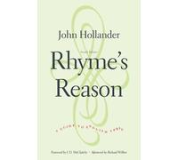 John Hollander Rhyme's Reason (Tascabile)