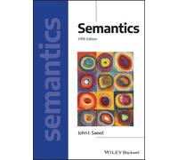 John I. Saeed Semantics (Tascabile) Introducing Linguistics