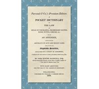 John Irwing Max A Pocket Dictionary of the Law of Bills of Ex (Copertina rigida)