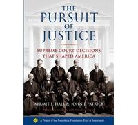 John J. Patrick Kermit L. Hall The Pursuit of Justice (Copertina rigida)