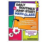 John J. SanGiov Daily Routines to Jump-Start Math Class, Elementary (Tascabile)