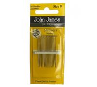 John James Aghi Milliners per Cucito a Mano - Misura 8, Confezione da 16 (Cod. JJ15008)