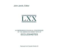 John Jarick A Comprehensive Bilingual Concordance of the Hebrew and (Tascabile)