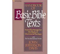John Jefferson Davis Handbook of Basic Bible Texts (Tascabile)