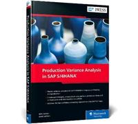 John Jordan Janet Sa Production Variance Analysis in SAP S/4 (Copertina rigida)