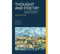 John Koethe Thought and Poetry (Tascabile)