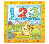 John Kurtz Sandrina Kur Romy the Cow's 123 Counting on the Fa (Libro di cartone)