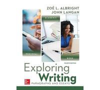 John Langan Loose Leaf for Exploring Writing: Paragraphs (Rilegatura flessibile)