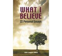 John Langan What I Believe (Tascabile)