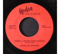JOHN LEE HOOKER - howlin' wolf / john l's house rent boogie 45 rpm single
