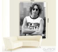 John Lennon - 15 - Quadro stampa su Tela Pelle Canvas Dipinto Arte Moderna