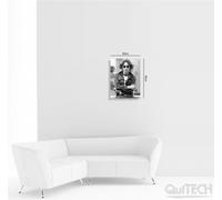 John Lennon - 7 - Quadro stampa su Tela Pelle Canvas Dipinto Arte Moderna