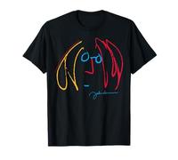 John Lennon Colorful Line Art Design Maglietta