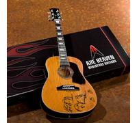 John Lennon Give Peace a Chance Acoustic Guitar Model: Miniature Guitar Replica Collectible