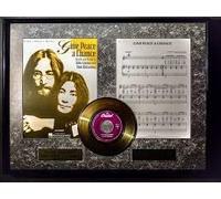 John Lennon - John Lennon Give Peace a Chance Golden plated disc