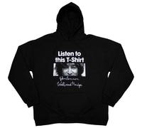 John Lennon Listen To This autorizzato Felpa con Cappuccio