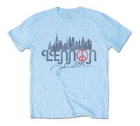 John Lennon Nyc Skyline ufficiale Uomo maglietta unisex