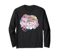 John Lennon Rainbows Love And Peace Maglia a Manica