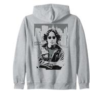 John Lennon Vintage Old School 70s Rock Legend Felpa con Cappuccio