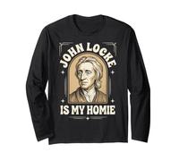 John Locke Liberalismo Filosofo libertà Maglia a Manica