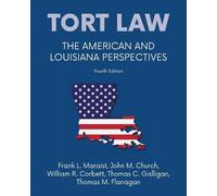 John M Church Frank L Ma Tort law - The American and Louisiana Persp (Tascabile)