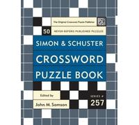 John M Samson Simon and Schuster Crossword Puzzle Book #257 (Anello, filo)