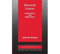 John M. Swales Research Genres (Tascabile) Cambridge Applied Linguistics