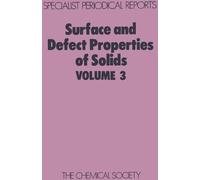 John M Thomas Surface and Defect Properties of Solids (Copertina rigida)