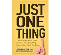 John Mauldin Just One Thing (Copertina rigida)