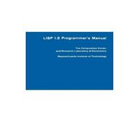 John McCarthy LISP 1.5 Programmer's Manual (Tascabile)