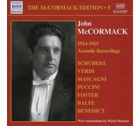 John McCormack Mccormack Edition 5, The: 1914 - 15 Acoustic Recordings (CD)