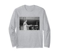 John McEnroe prende la bocca per l'arbitro Wimbledon Tennis 1981 Maglia a Manica
