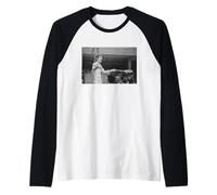 John McEnroe prende la bocca per l'arbitro Wimbledon Tennis 1981 Maglia con Maniche Raglan