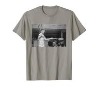 John McEnroe prende la bocca per l'arbitro Wimbledon Tennis 1981 Maglietta