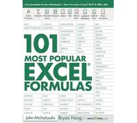 John Michaloudis Bryan Hong 101 Most Popular Excel Formulas (Copertina rigida)