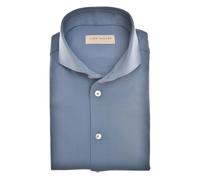 John Miller - Slim Fit Hyperstretch Shirt - -Shirts -Uomo -Blu -S