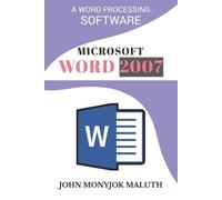 John Monyjok Maluth Microsoft Word 2007 (Tascabile)
