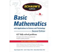 John Moore Haym Schaum's Outline of Basic Mathematics with Applicati (Tascabile)