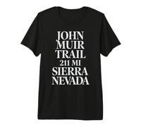 John Muir Trail 211 miglia Sierra Nevada Sentiero Maglietta Premium
