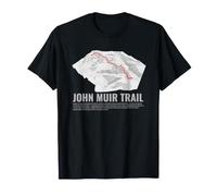 John Muir Trail Contorno Attraverso Escursionista Maglietta