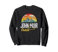John Muir Trail - Maglietta Vintage con Grafica invecchiata Felpa