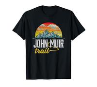 John Muir Trail - Maglietta Vintage con Grafica invecchiata Maglietta