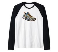 John Muir Trail Running Strada di Montagna California Avventura Maglia con Maniche Raglan