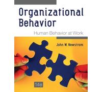 John Newstrom Organizational Behavior: Human Behavior at Work (Tascabile)